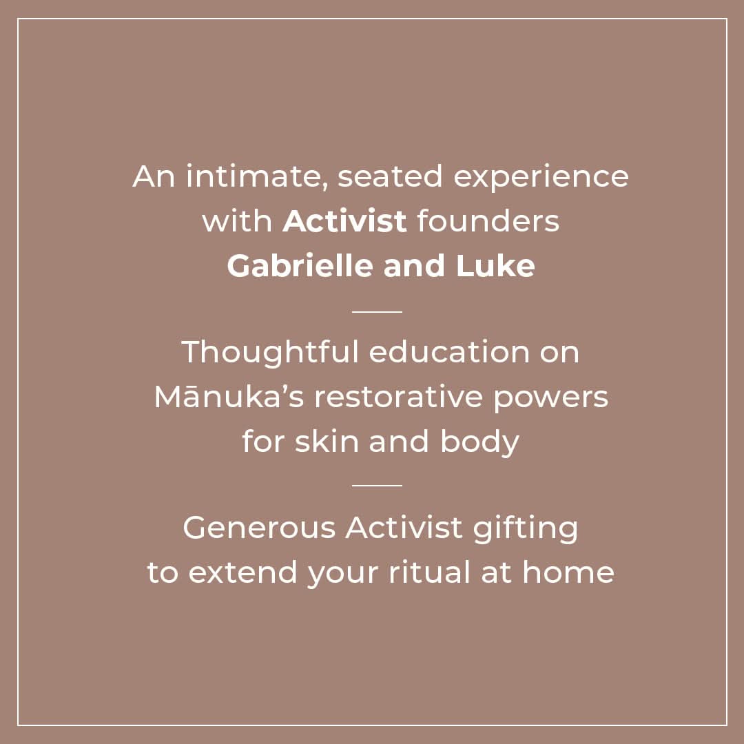 Activist Mānuka Masterclass