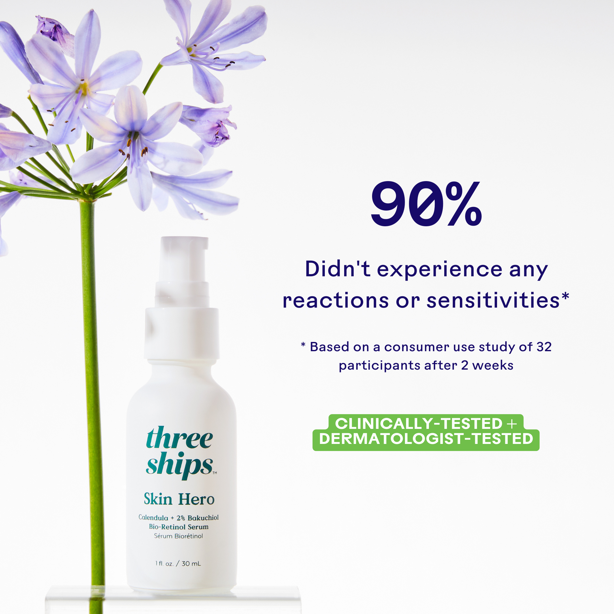 SkinHero Bakuchiol + Calendula Serum