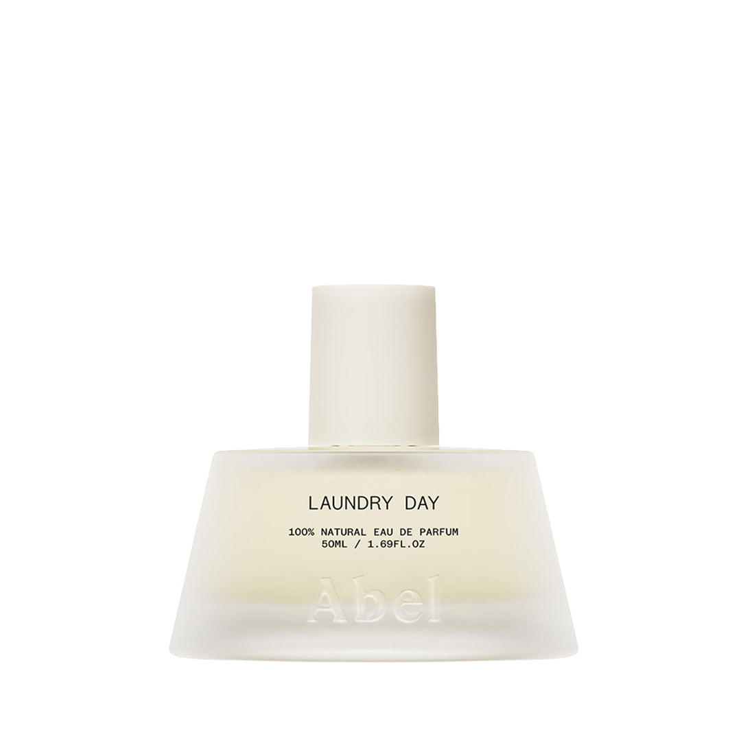 Abel | Laundry Day 50 ml | Product Image - frosted glass and white cap on a white background