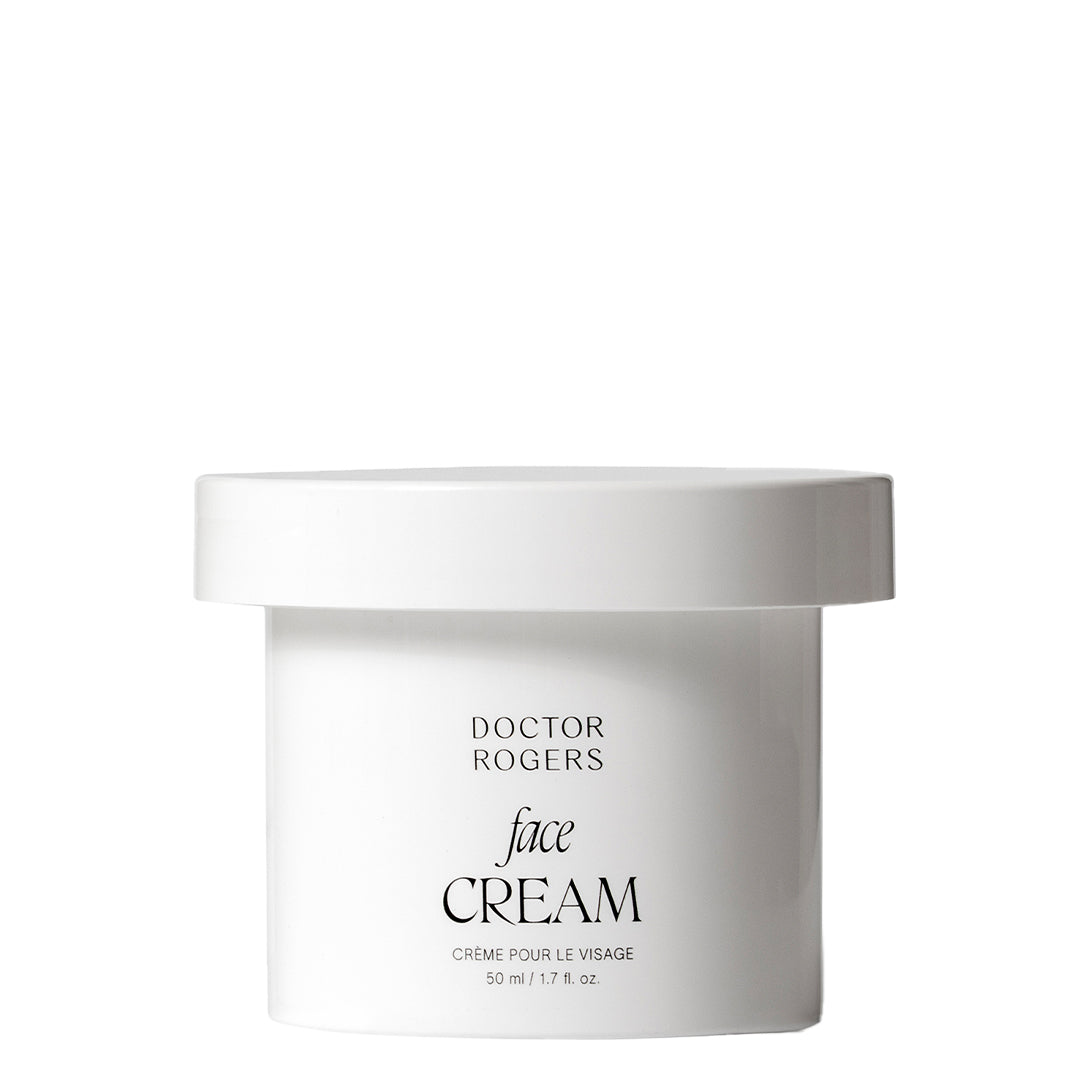 Doctor Rogers | Face Cream Refill | Product Image - white cream jar on a white background