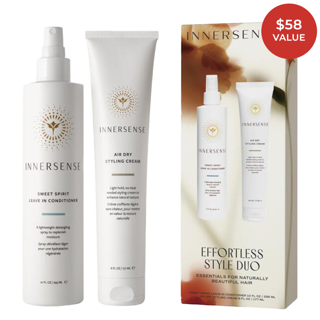Innersense Organic Beauty | Effortless Style Duo | Product Image - products and packaging on a white background
