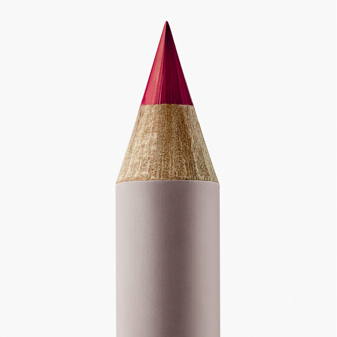 Manasi 7 | Eye and Lip Definer | Castel Shade Image - close-up of a deep berry-red pencil tip