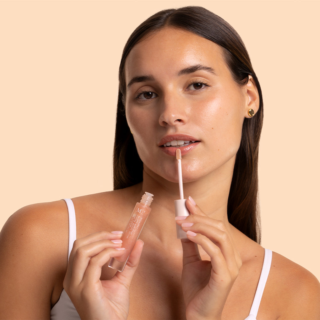 Manasi 7 | Tinted Beauty Potion | Model Image_Oct26 - woman applying tint to her lips