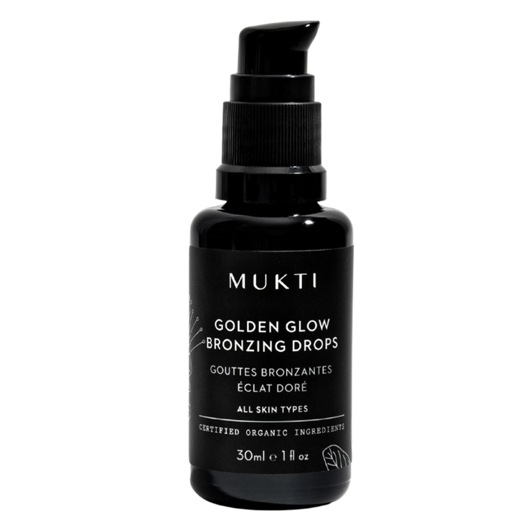 Mukti Organics | Golden Glow Bronzing Drops | Product Image - Golden Glow Bronzing Drops on a white background
