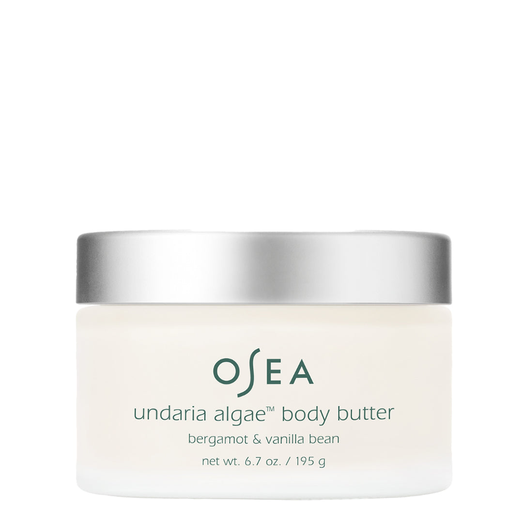 OSEA | Undaria Algae Body Butter | Product Image - body butter jar in bergamot and vanilla bean on a white background