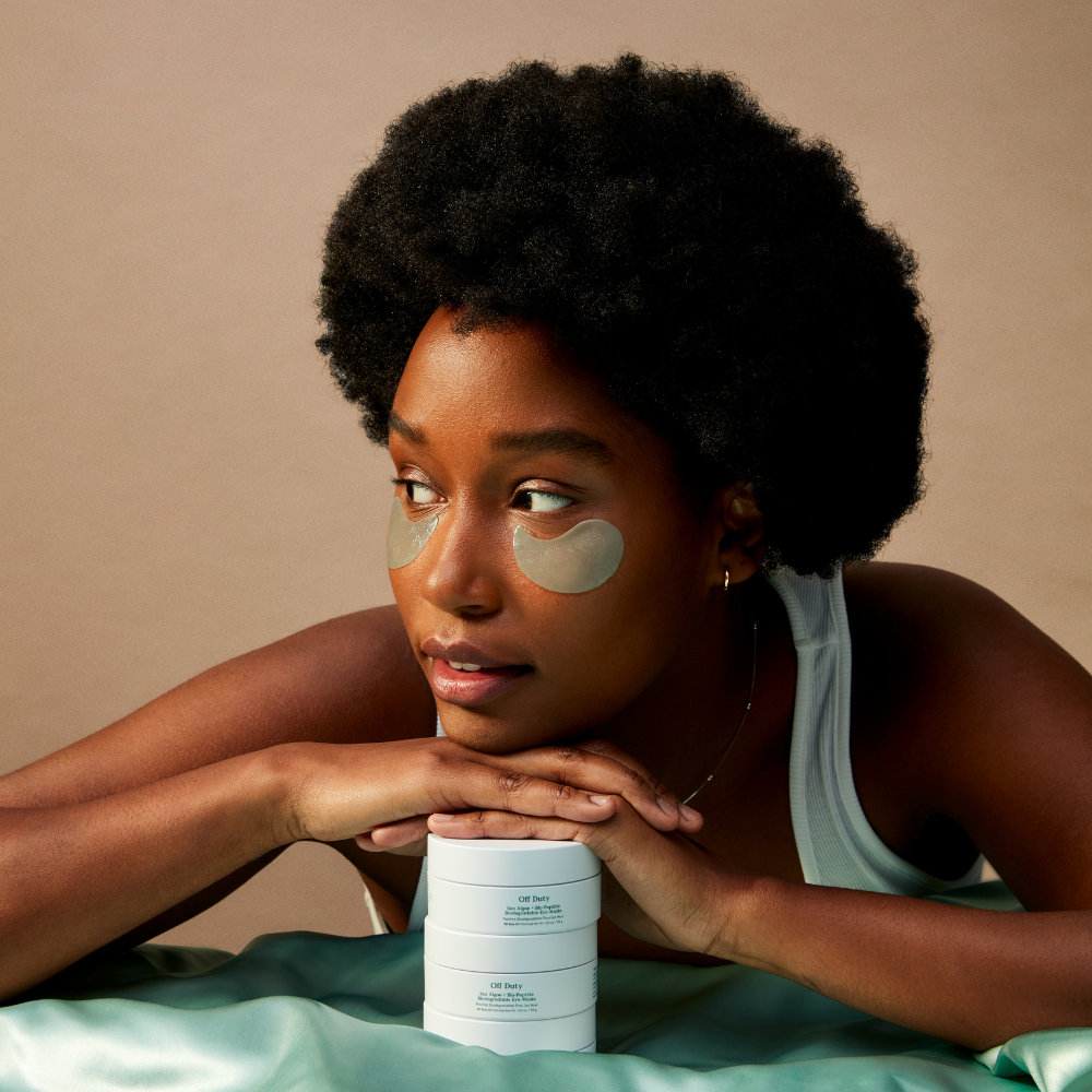 OffDuty Sea Algae + Bio-Peptide Smoothing Biodegradable Eye Masks