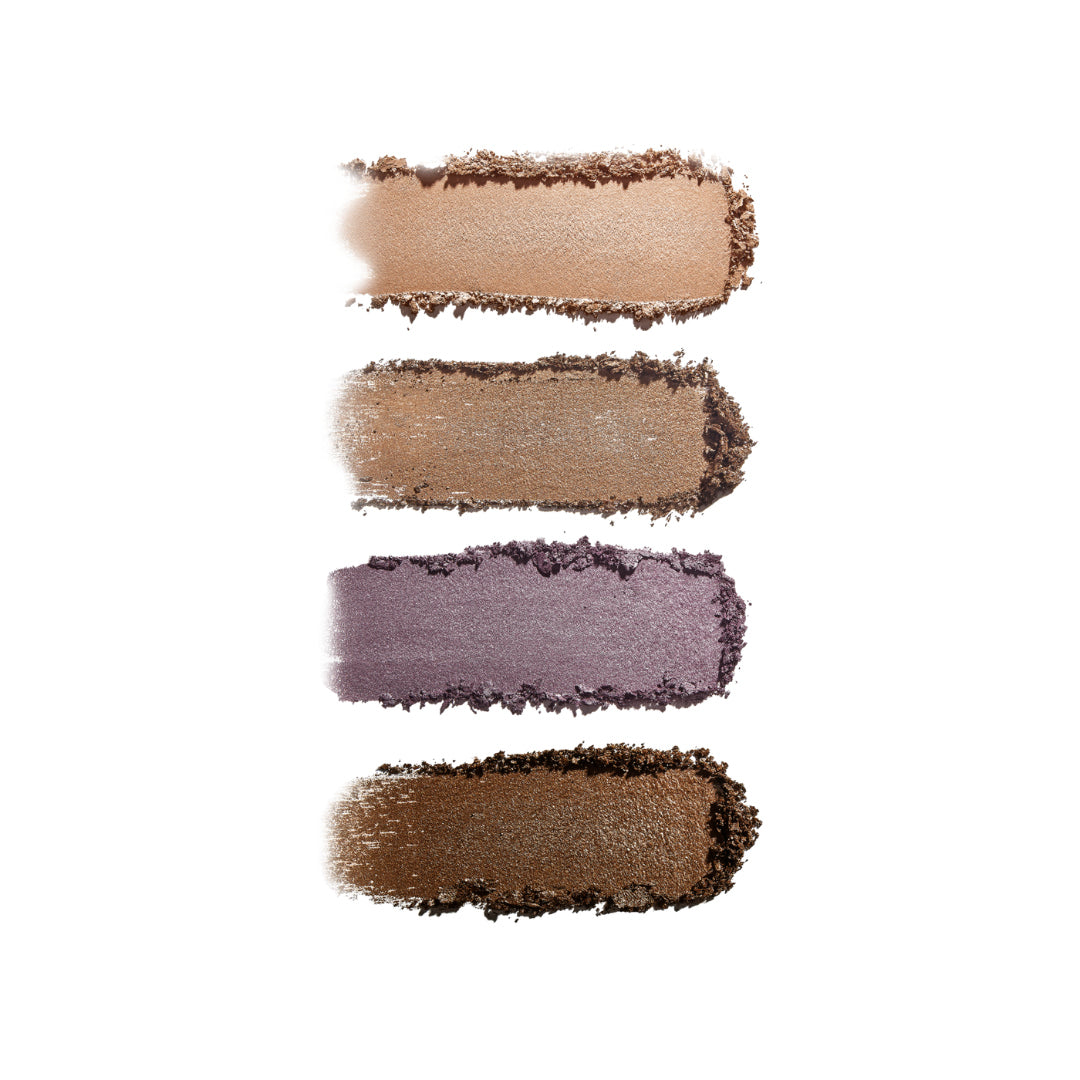 RMS Beauty | ReDimension Hydra Eyes Quartet - Rebel Glow | Swatch - four swatches on a white background