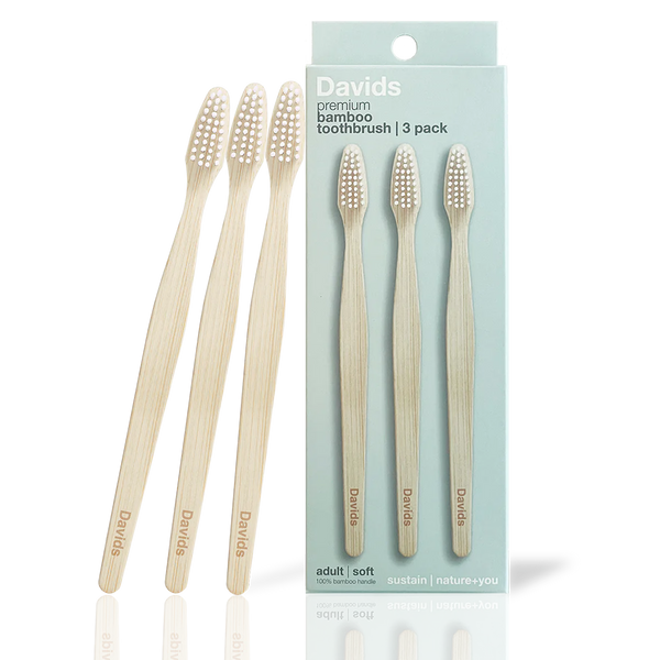 Premium Bamboo Toothbrush - 3 Pack