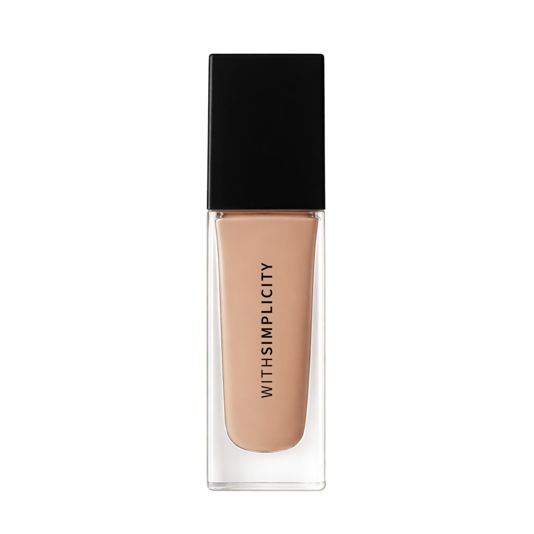 withSimplicity | Liquid Concealers | Cedar Shade Product Image - glass bottle with a black cap shown on a white background
