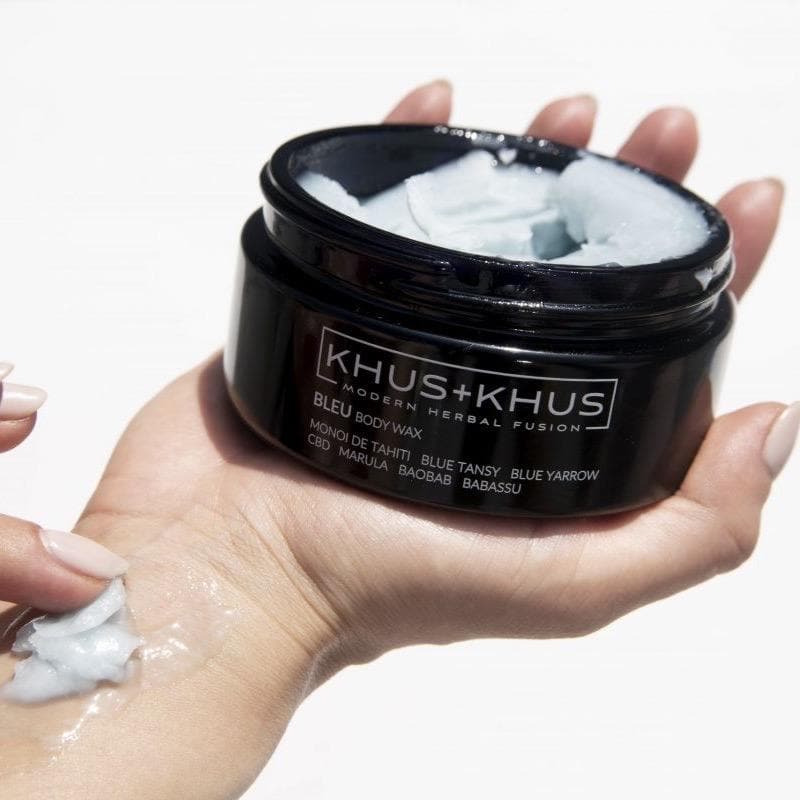 Bleu Body Wax by KHUS+KHUS Luxurious Body Moisturizer