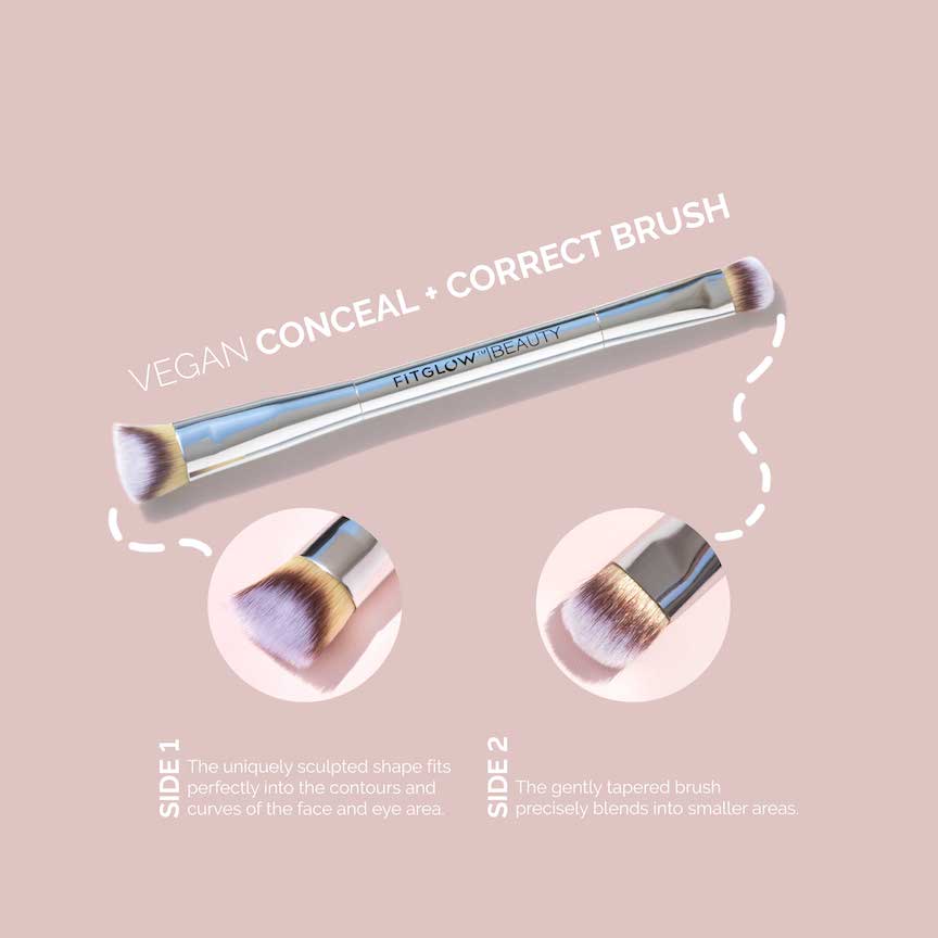 Teddy Double Conceal + Correct Brush - Beauty Heroes®