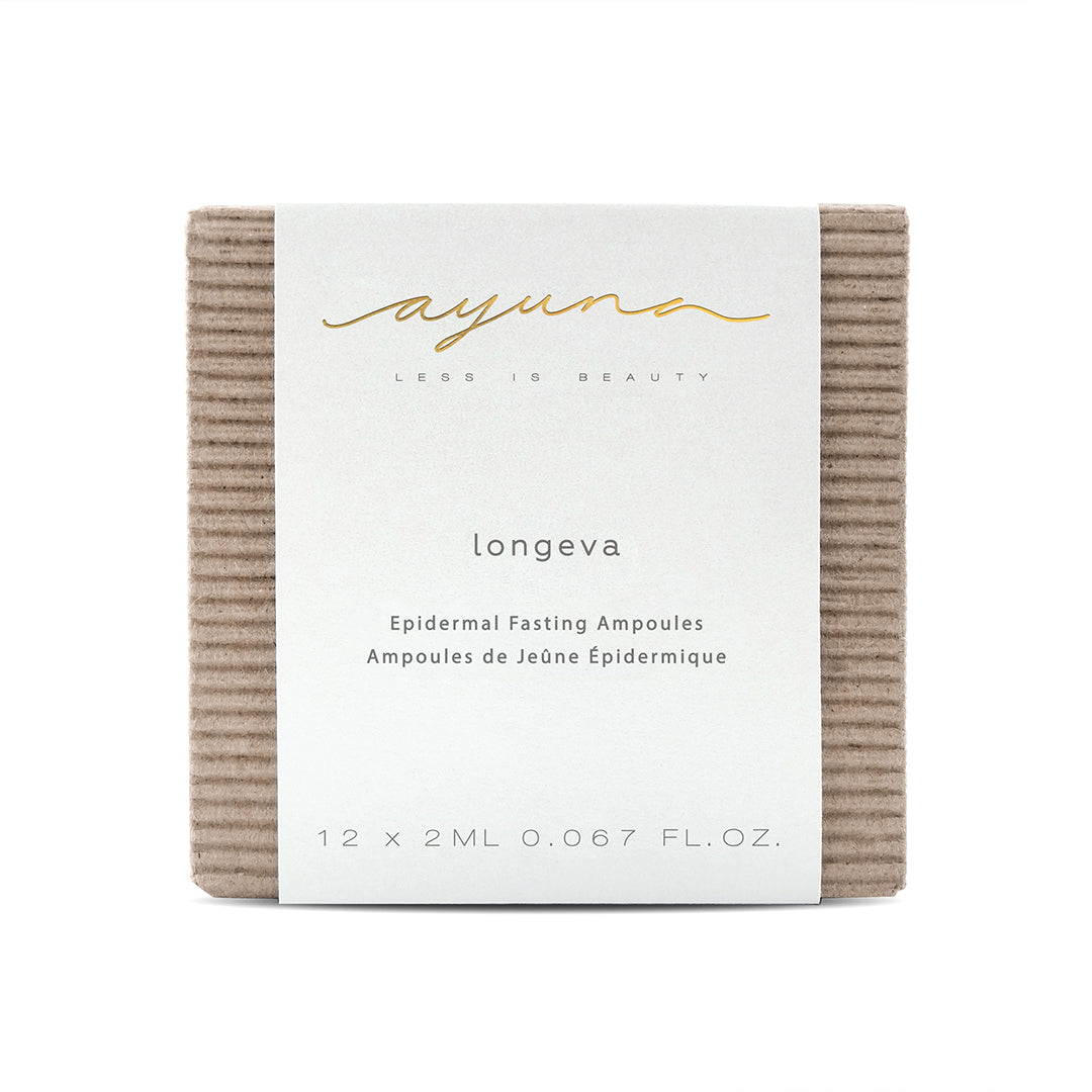 AYUNA | Longeva | Box Product Image - box packaging on a light gray background