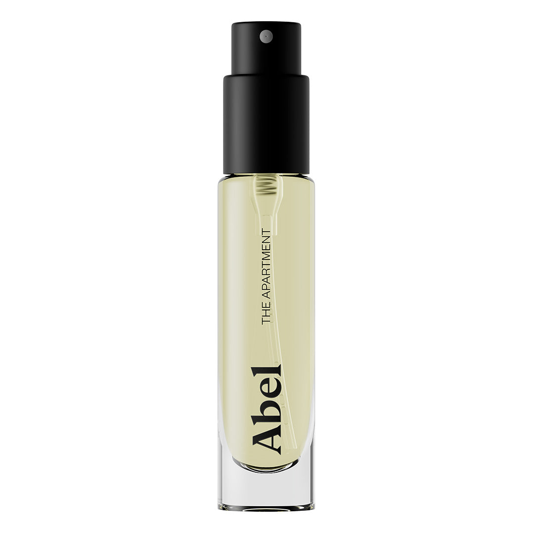 Abel | The Apartment 6 ml | Product Image - travel spray with black cap on a white background