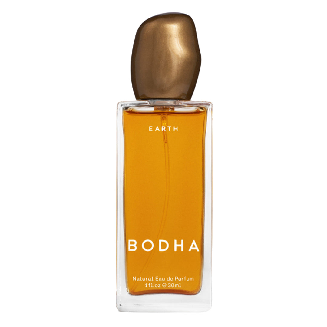 BODHA | Elemental Eau de Parfum - Earth | Product Image - BODHA Earth Eau de Parfum bottle on a white background
