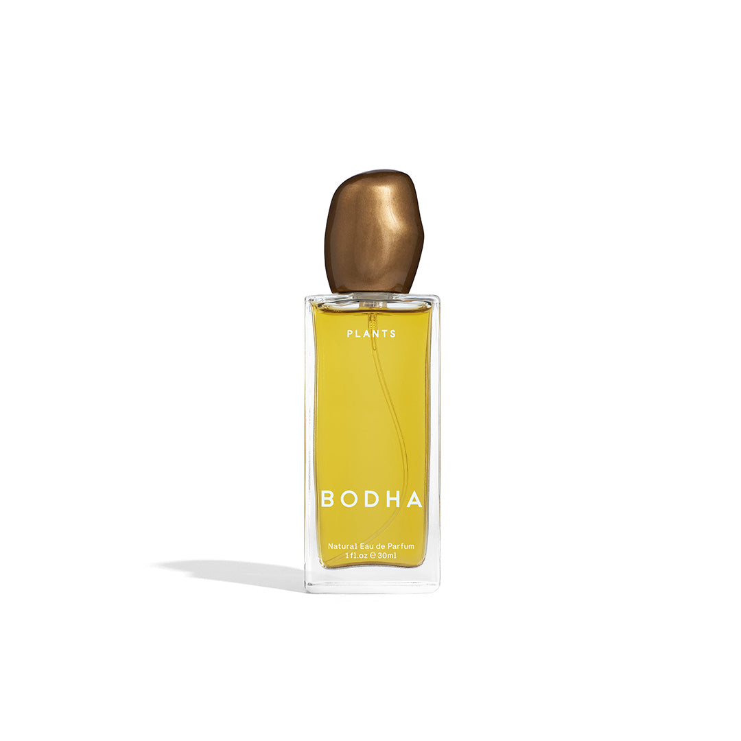 BODHA | Elemental Eau de Parfum - Plants | Product Image - BODHA Plants Eau de Parfum bottle on a white background