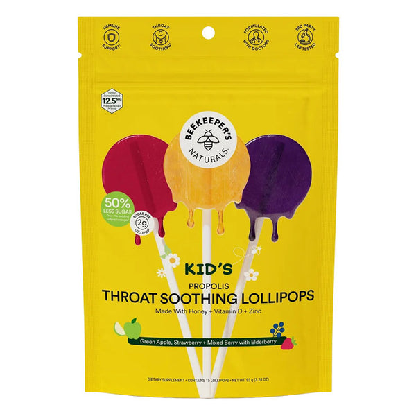Kid's Throat Soothing Lollipops