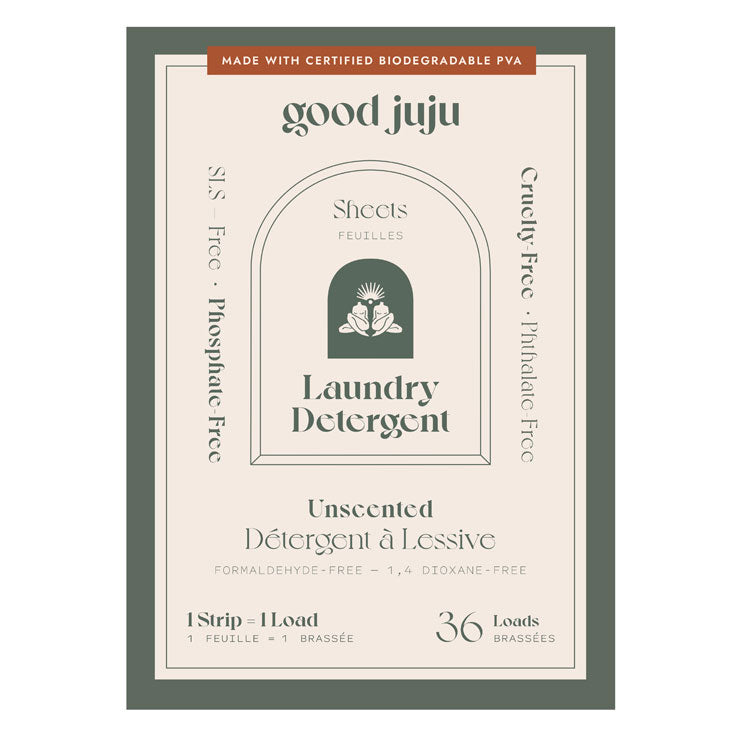 Good Juju Laundry Detergent Sheets