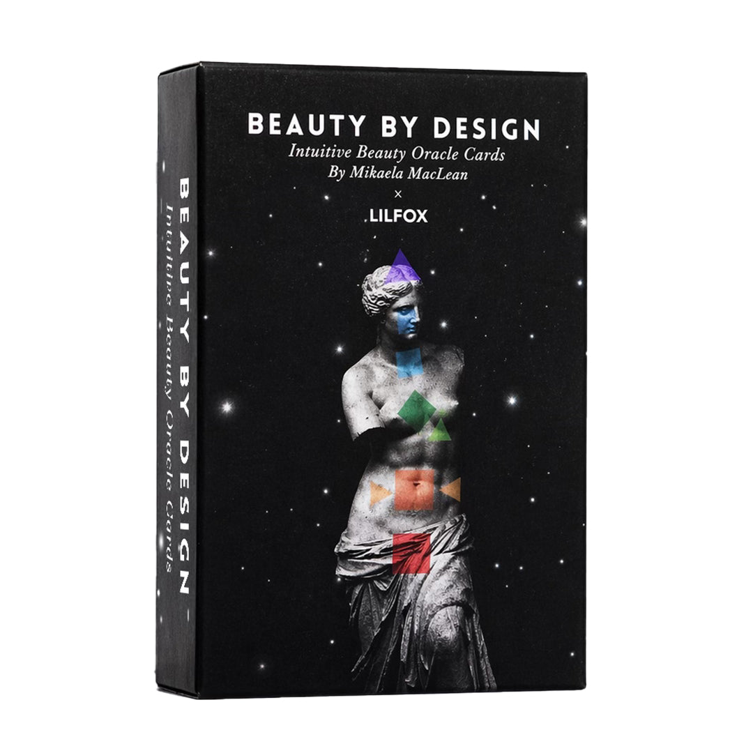 LILFOX | Beauty by Design Intuitive Beauty Oracle Cards | Product Image - black box on a white background