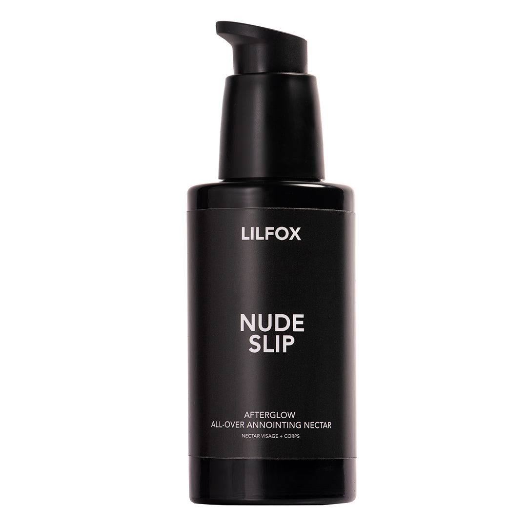 LILFOX | Nude Slip | Product Image - black pump bottle on a white background