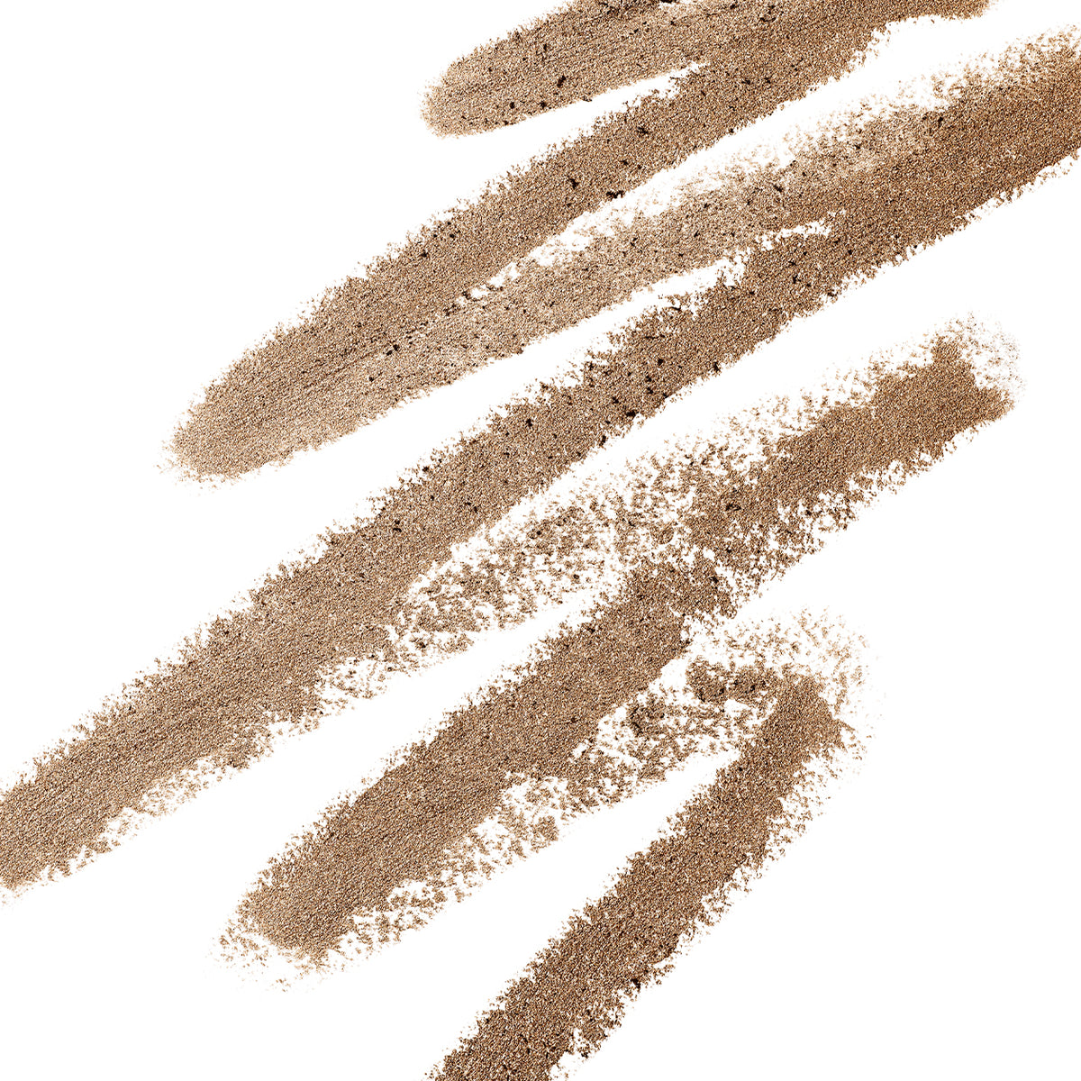 Manasi 7 | Eye and Lip Definer | Citrino Swatch Image - shimmering champagne-bronze pigment applied in overlapping strokes on a white background, with a metallic sheen and softly textured edges