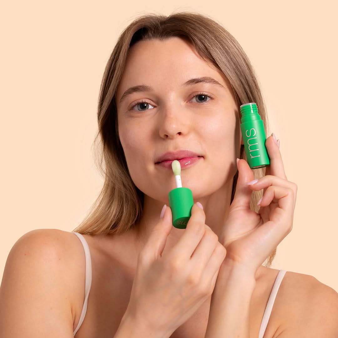 RMS Beauty | Legendary Lip Oil in Chameleon | Model Image