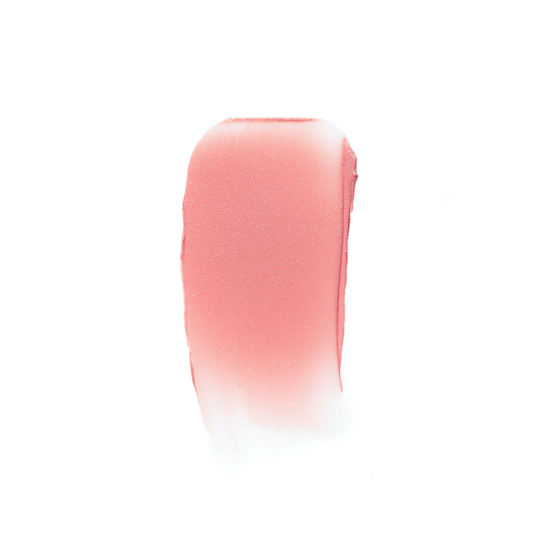 RMS Beauty | Tinted Daily Lip Balm | Passion Lane Swatch Image - soft pink shimmer lip oil swatch on a white background