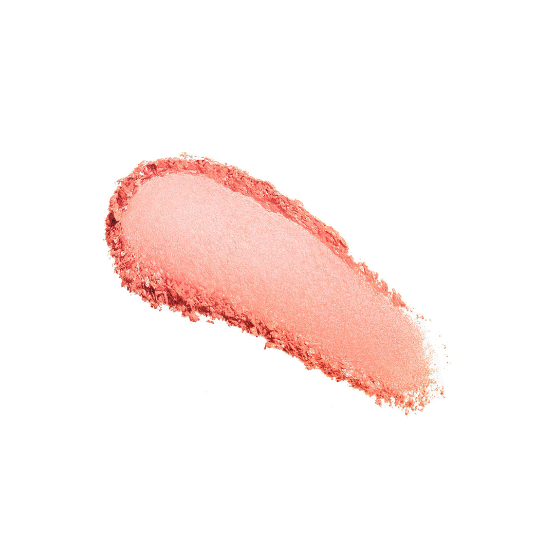 RMS | ReDimension Hydra Powder Blush - Bohemian Girl | Swatch Image - coral-peach blush swatch on a white background