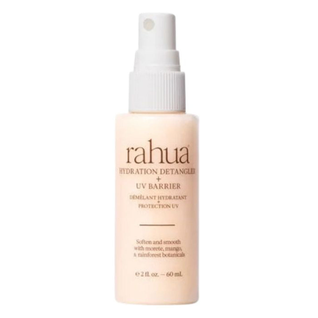 Rahua | Hydration Detangler + UV Barrier 60 ml | Product Image - travel-size spray bottle on a white background