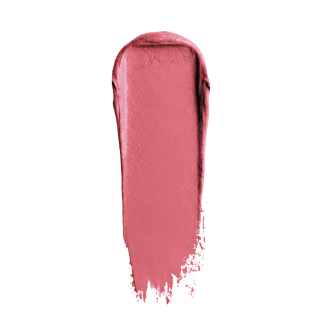 Wonderblush | Le Fondant Cream Blush | Aube Swatch - dusty rose cream blush swatch on a white background