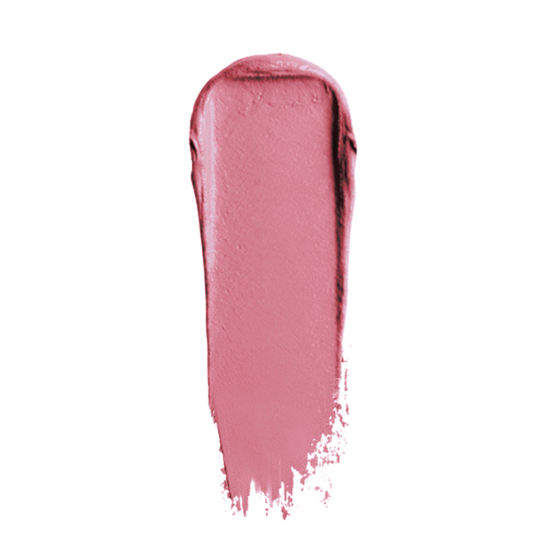Wonderblush | Le Fondant Cream Blush | Camélia Swatch - Soft rosy pink blush swatch on a white background