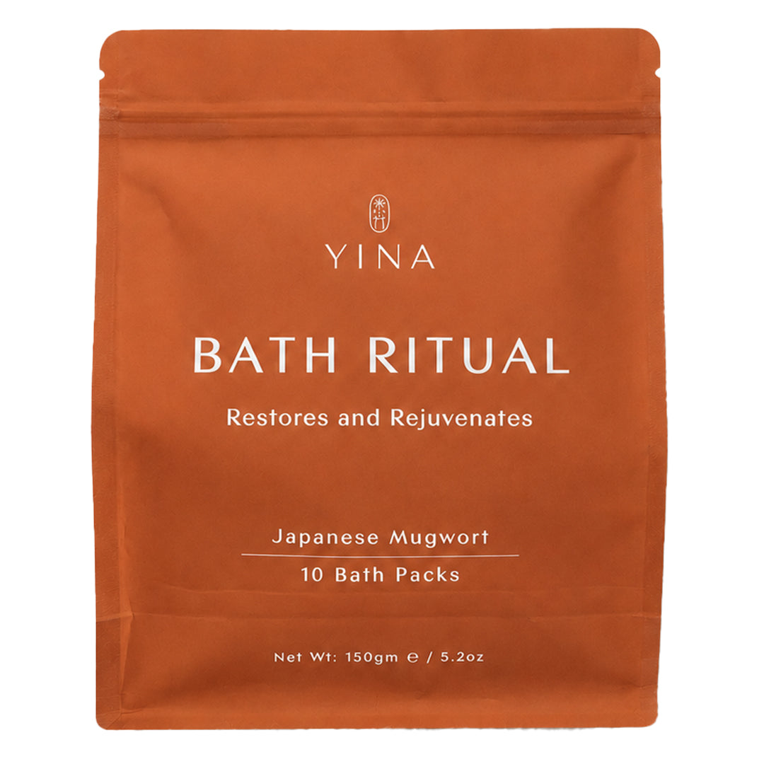 YINA | Bath Ritual | Product Image - orange YINA Bath Ritual Japanese on a white background
