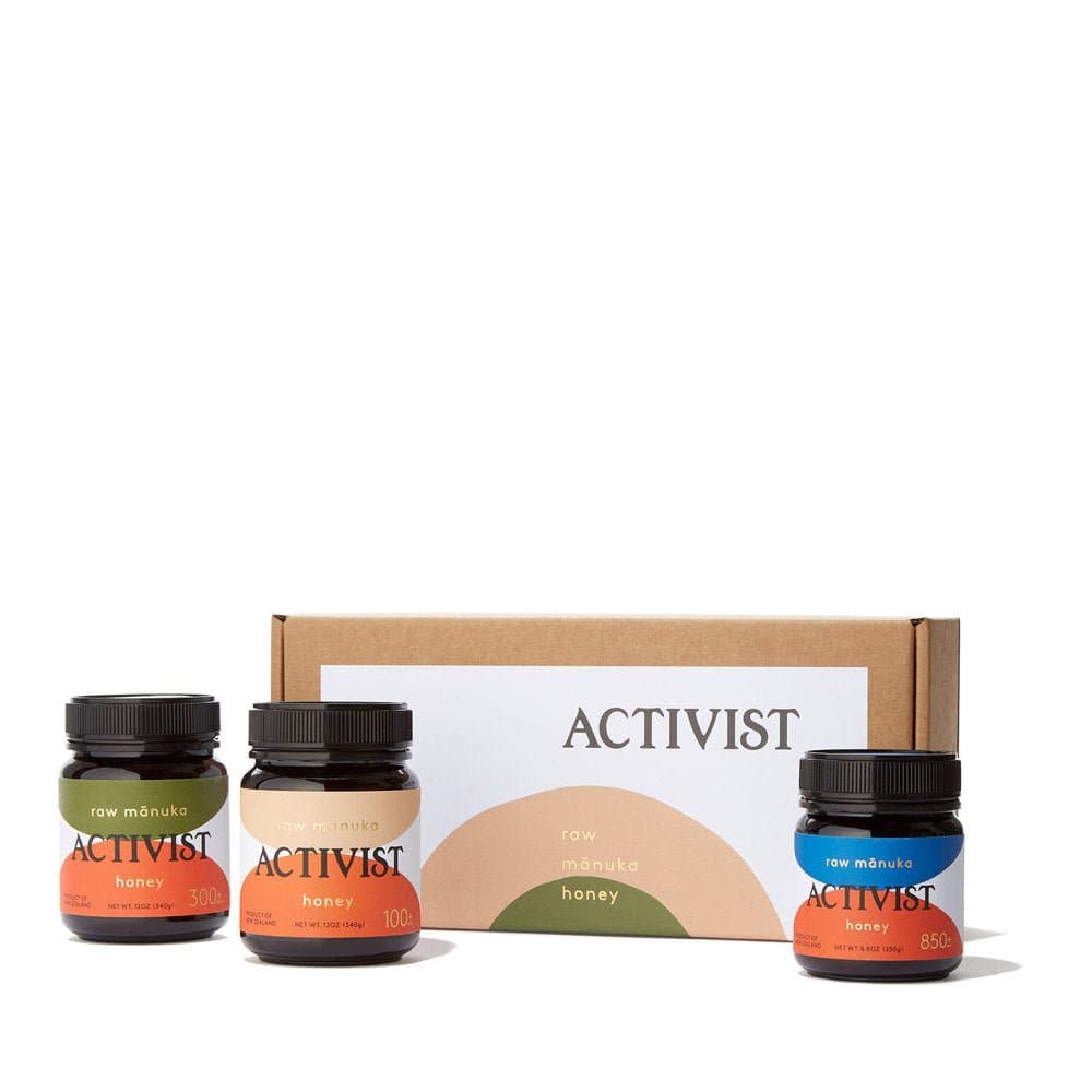 Activist Survival Kit Raw Mānuka Honey Box Set Trio - Beauty Heroes®