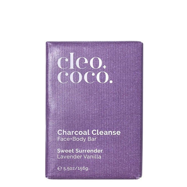 Charcoal Cleanse Face+Body Bar - Lavender Vanilla - Beauty Heroes®