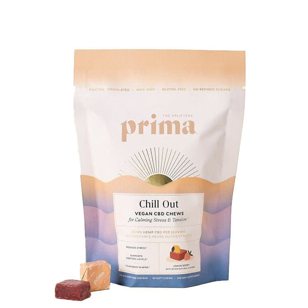 Prima Chill Out, Vegan Magnesium Stress Chew 30 Count