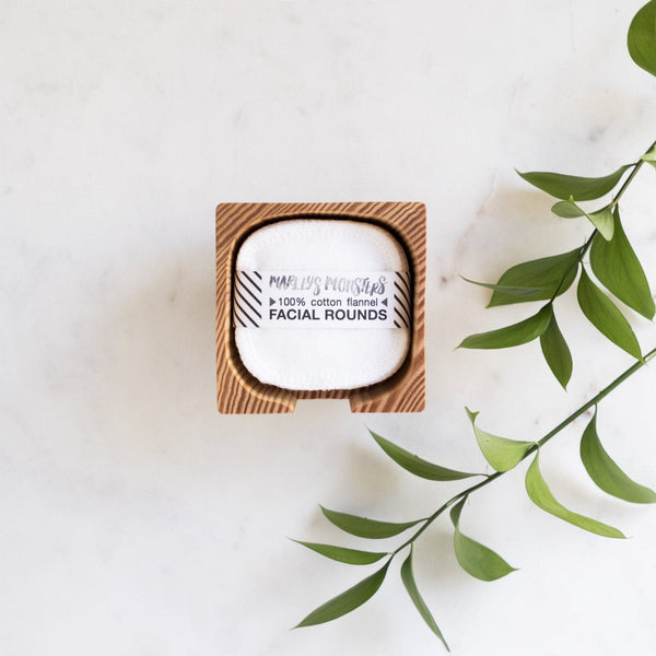 Facial Rounds Wood Container - Beauty Heroes®